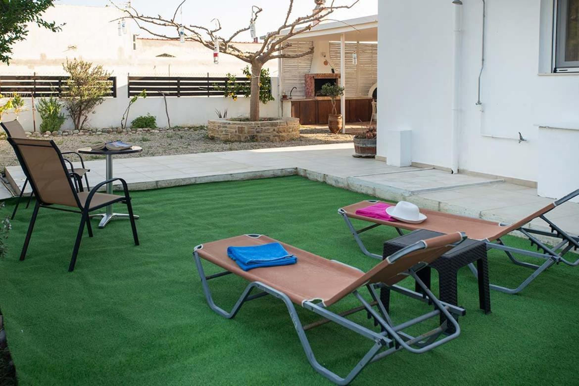 Afrathias Beachhouse - Cretan Hideaway Kalamáki Kültér fotó